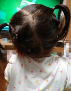 細い髪の毛,1歳,2歳,子供,簡単,ヘアアレンジ,浴衣にも似合う,髪型